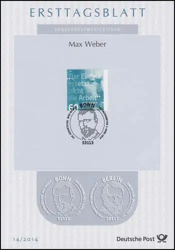 ETB 14/2014 Max Weber, Soziologe