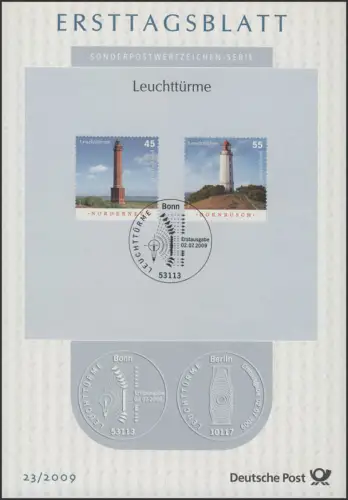 ETB 23/2009 Leuchttürme, Norderney / Dornbusch