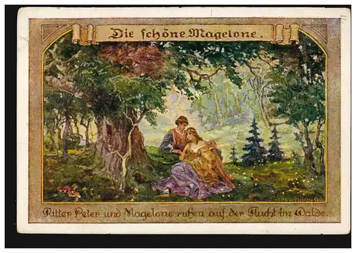 AK Artiste Les livres du peuple allemand: La belle magelone, inutilisé