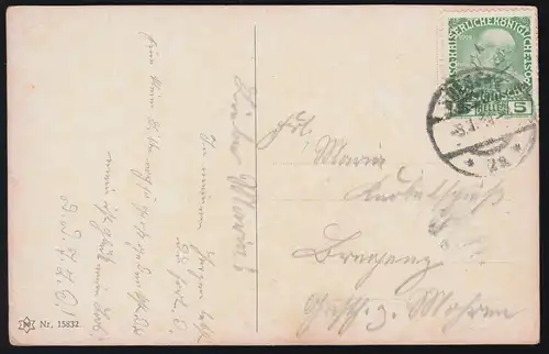 Fille AK artiste en robe rose avec des boucles de cheveux blanches, couru 3.1.1911