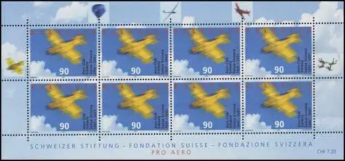 1747 Aero-Club Suisse Double-couvisseur 1901-2001, Petite arc **