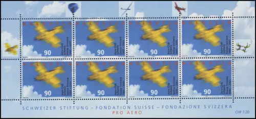 1747 Aero-Club Suisse Double-couvisseur 1901-2001, Petite arc **
