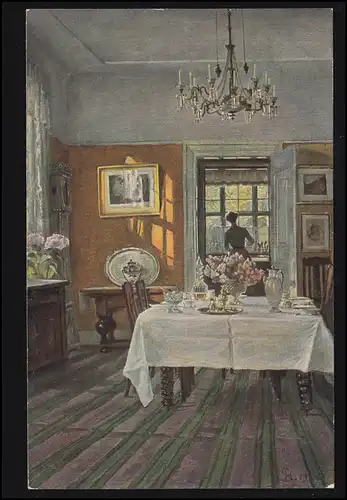 AK Sigvard Hansen: La table d'anniversaire, Art danois, inutilisé