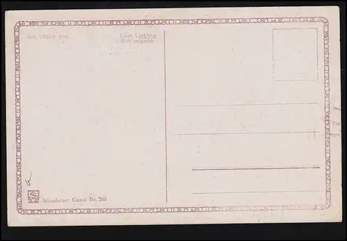 AK Rob artiste. Völcker: Mon préféré - fille avec poupée, inutile