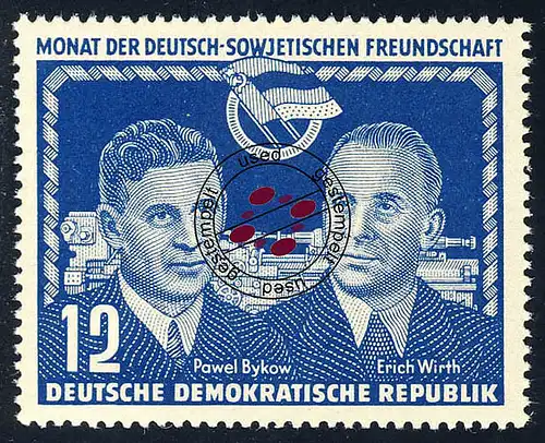 296 Deutsch-Sowjetische Freundschaft 12 Pf O