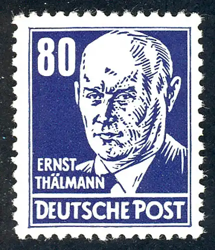 339 Ernst Thälmann 80 Pf blau **