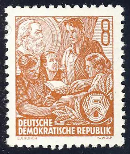 408 Plan quinquennal 8 Pf ** .