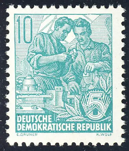 409 Fünfjahrplan 10 Pf, postfrisch **