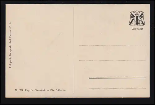 Hongrie Artiste-AK E. Pap: L'auteur, maison d'édition Budapest, inutilisé