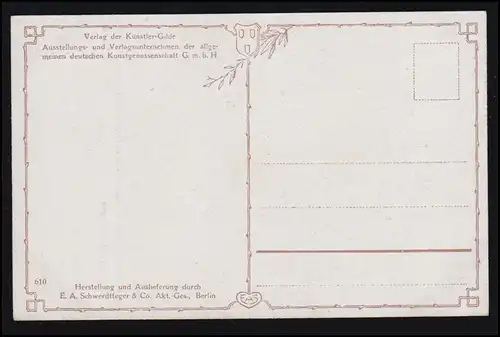 AK Artiste Ludwig Voss: Demain de Noël, édition de l'artiste-Gilde non utilisée