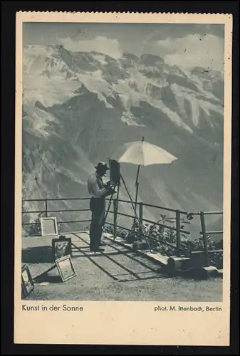 AK Artiste-Foto M. Ittenbach: Art au soleil, GÖTTINGEN 29.8.1934