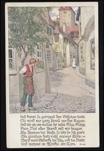 AK Artiste rencontre dans la rue - Poème Leises klip, sans objet