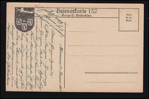 AK H. Kaulbach: service lourd, carte d'origine des maîtres-images, marqué