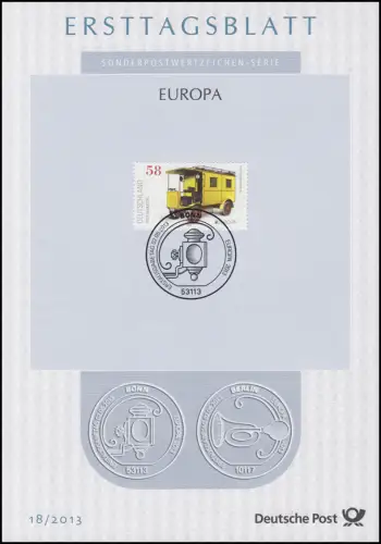 ETB 18/2013 Europe, distributeur de colis