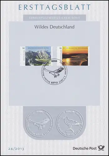 ETB 24/2013 Wildes Deutschland, Alpen, Wattenmeer