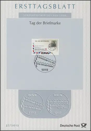 ETB 37/2012 Journée du timbre-poste
