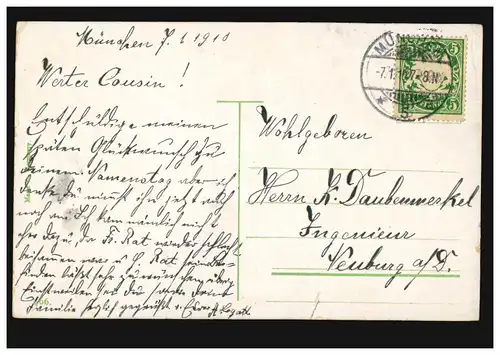 Enfants-AK Deux garçons à la bière bière barquette de bières, MUNICHS 7.1.1910