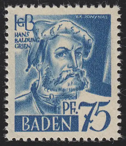 Baden 11vw I Freize 75 Pf. **