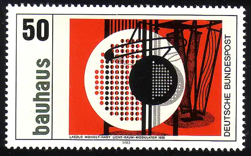 1164 Bauhaus Laszlo Moholy-Nagy 50 Pf ** postfrisch