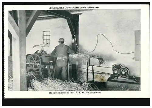 Machine à habiller photo AK avec moteur électrique AEG, vers 1960, inutilisé