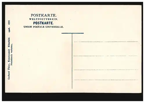 Foto-AK G. Schäfer 1906: Westfälische Bauernstube Spinnräder, ungebraucht