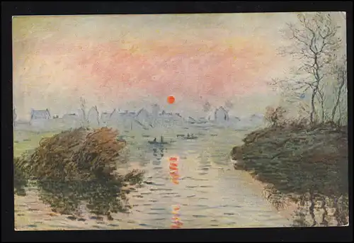 Künstler-AK Claude Monnet: Landschaft, ungebraucht