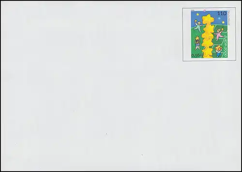 Werbeumschlag WU 3 - Das schafft nur ein Brief. ** postfrisch