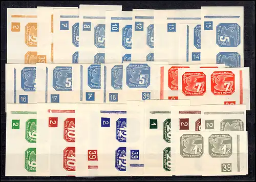Bohême et Moravie: 42-50 timbres de journaux - deux douzaines d'exemplaires avec numéro PL **
