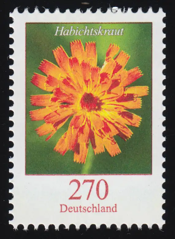 3475II Blume Habichtskraut 270 Cent, nassklebend, Raster 15/75, postfrisch **