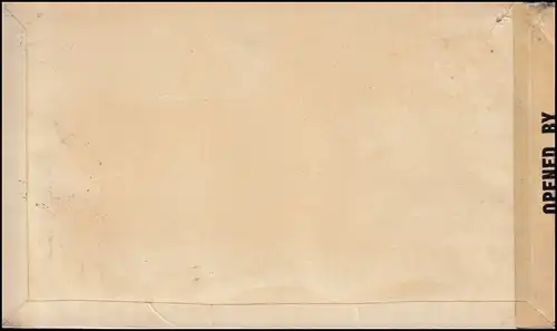 Censuration U.S. Civil Censorship sur lettre avec 914 et AM-Post 3+8 DÜDELSHEIM 1946