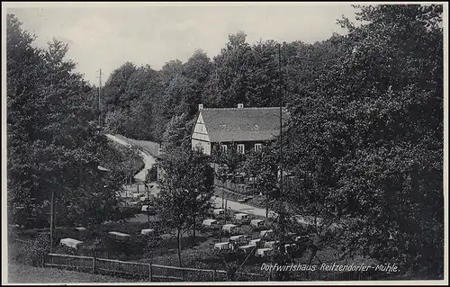 Landpost-Stempel Reizendorf Dresden - Weißer Hirsch Land 10.8.1933 auf pass. AK