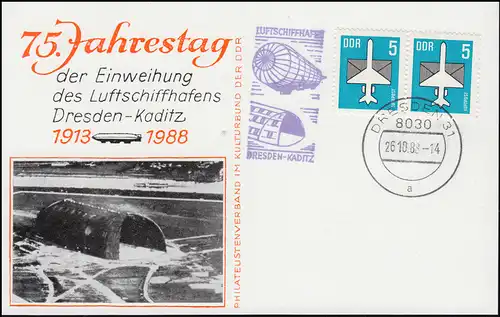 75. Jahrestag der Einweihung des Luftstschiffhafens Dresden-Kaditz 28.10.1988