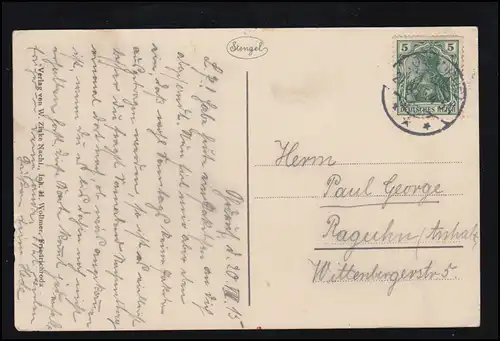 AK Goethe als Greis auf dem Kickelhahn bei Ilmenau, OHRDRUF 20.8.1915