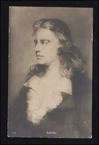 AK Dichter Fiedrich von Schiller, ungebraucht