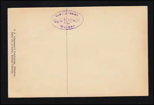 AK Peinture de A.W. Tischbein: Friedrich von Schiller, inutilisé