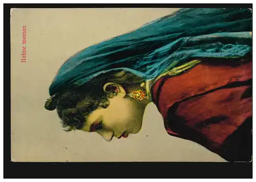 AK Égyptienne: La femme locale vers 1900, inutilisé