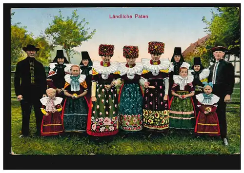 AK Costumes: Parrains ruraux, SSt BAD NENNDORF Gicht Rheuma Ischias 1940
