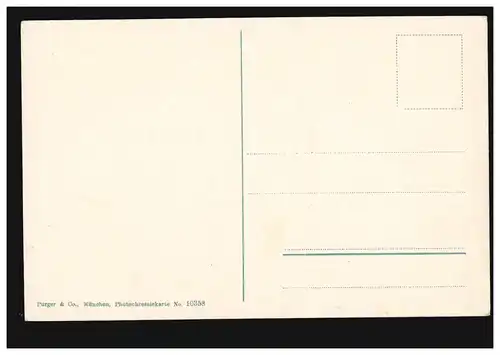 AK Montenegrische Nationalschönden, Editeur Purger & Co. Münschen, inutilisé