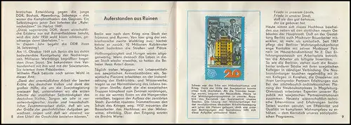 Carnet de collection de la série de vignettes 40 ans de libération du fascisme 1985
