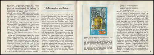 Sammlerheft für die Vignettenserie 40 Jahre Befreiung vom Faschismus 1985