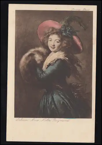 AK Gemälde von Elisabeth Lebrun: Madame Mole-Reymond, ungebraucht