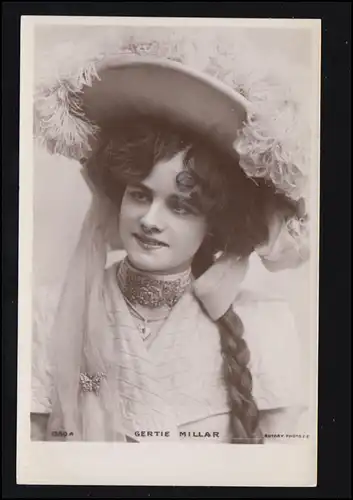 AK Photo-Ak Actrice anglaise Gertie Millar, inutilisé