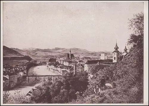 Templier de poste de Landpost Kaltensondheim sur KITZINGEN 30.10.1938 sur AK Ville de Steyr