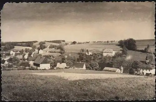 Temple de Landpost Hasselbach sur POCKAU (FLÖHATAL) 27.7.1959 sur AK approprié