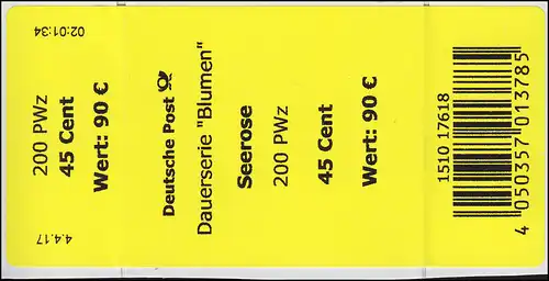 3303 Seerose 45 +CF Banderole / Aufkleber 200er-Rolle