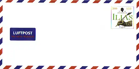 USo 26 poète et traducteur Johann Heinrich Voß 2001, frais de port **