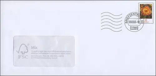 U 33/02 Fleur 35 flexographie, -24018/BA 38888, **