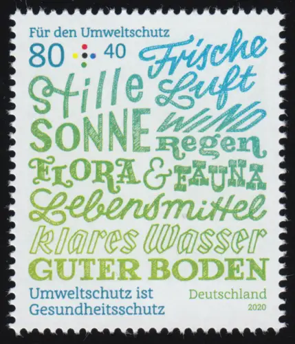3561 Umweltschutz ist Gesundheitsschutz, ** postfrisch