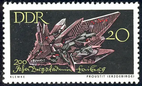 1144 Academie de montagne de Freiberg Proustit-Erz 20 Pf **