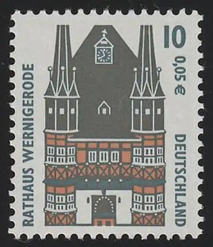 2139 SWK 10/5 Nr. mit Punkt, Einzelmarke + Nr. **